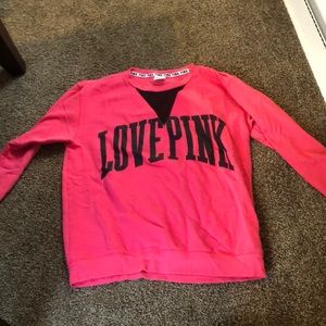 Victoria secret pink crew neck sweatshirt
